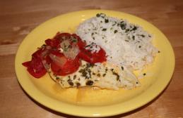 Рыба запеченная с помидорами и сыром Рыба с томатом в духовке