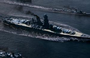 Yamato-tyyppisiä taistelulaivoja Yamato-aseita